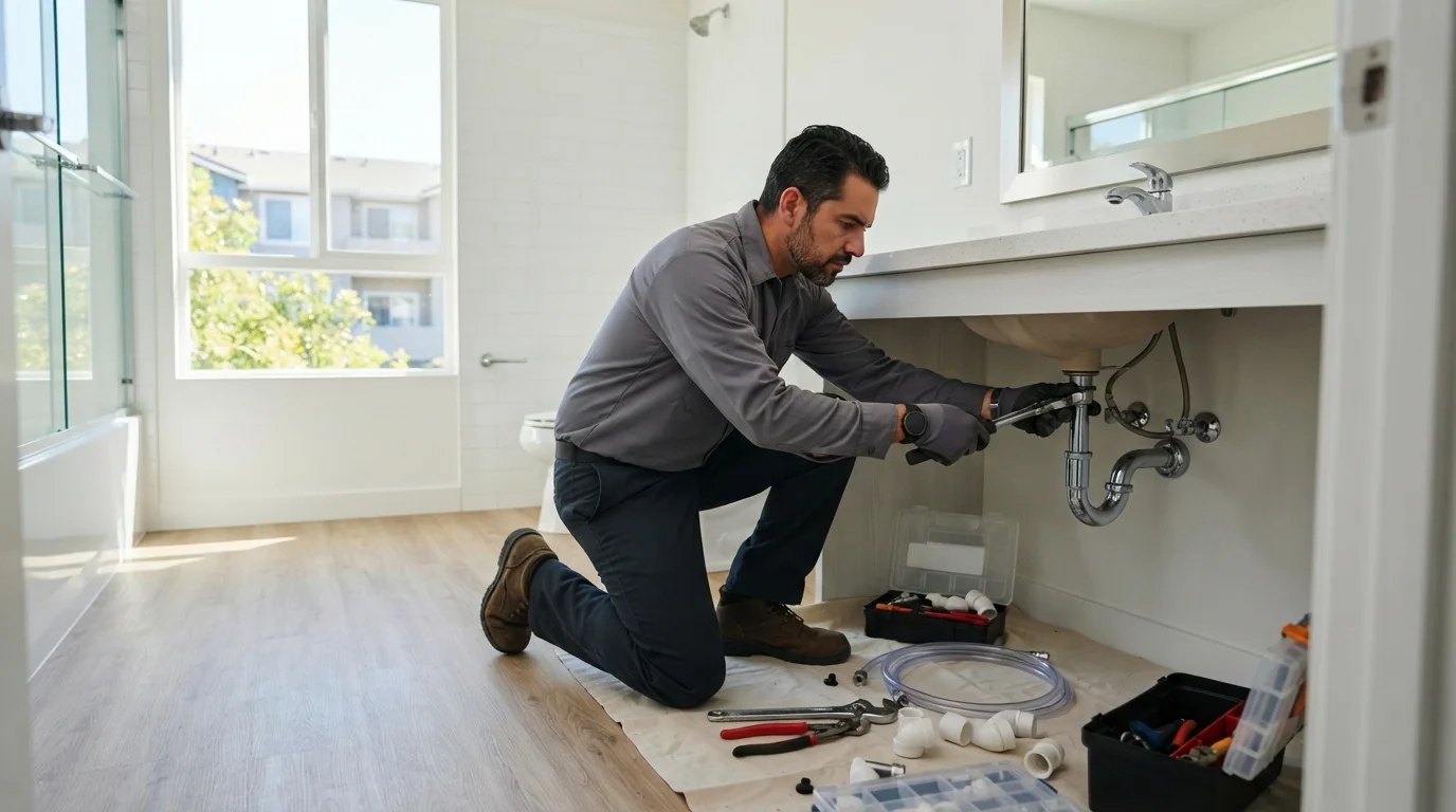 Plumbing service at a San Jose multi-unit building