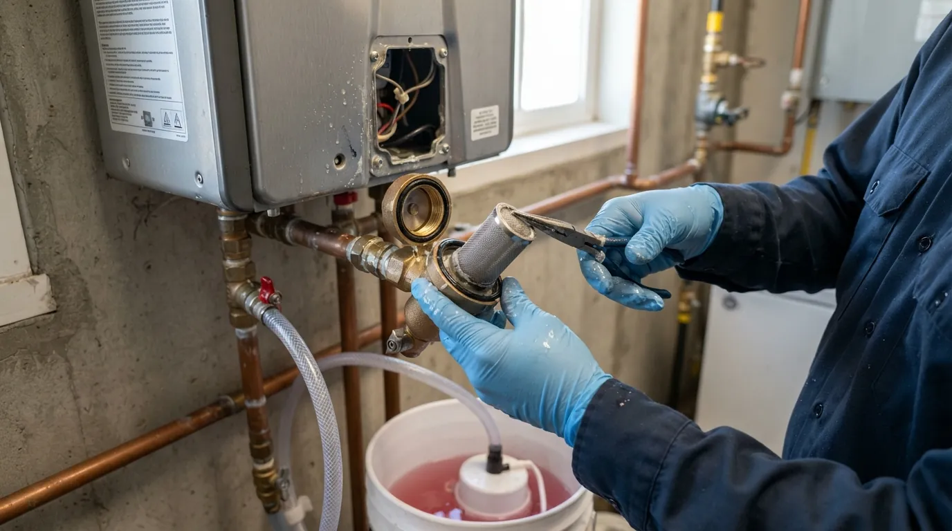 Tankless isolation valve kit with service ports in San Jose
